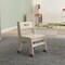 Flash Furniture Bright Beginnings  Commercial Grade Wooden Classroom Chairs, 9" Seat Height with Non-Slip Foot Caps and Built-In Carrying Handle, Natural, PK2 MK-KE24428-GG - alternate 6